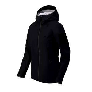Kurtka Przeciwdeszczowa Przejściowa Damska Helikon Hardshell Squall - Czarna