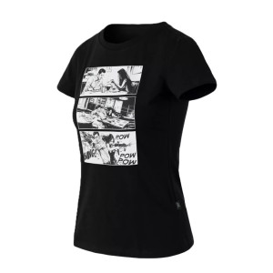Koszulka Damska T-Shirt z Nadrukiem Helikon Slim (Combat date) - Czarna