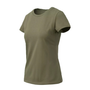 Koszulka Damska Bawełniana T-shirt Helikon Slim Organic - Olive