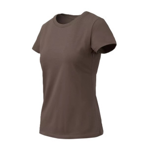 Koszulka Damska Bawełniana T-Shirt Helikon Slim Organic - Earth Brown