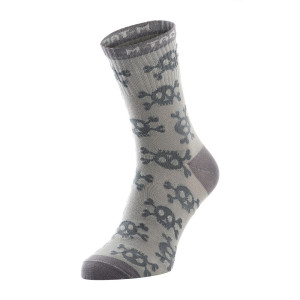 Skarpety Trekkingowe Skarpetki Letnie M-Tac Mk.3 Pirate Skull - Light Grey