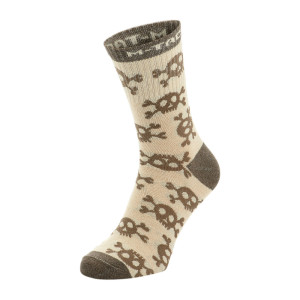 Skarpety Trekkingowe Skarpetki Letnie M-Tac Mk.3 Pirate Skull - Sand