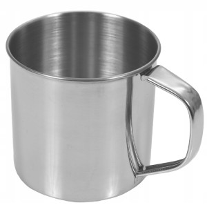 Mil-tec Kubek Turystyczny Srebrny 500ml Stalowy