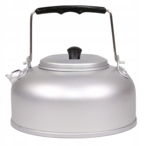 Czajnik Turystyczny Srebrny Aluminiowy z Sitkiem Mil-Tec 800ml