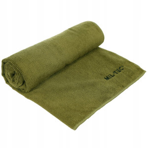 Ręcznik Szybkoschnący z Mikrofibry Mil-Tec 100x50 - Olive