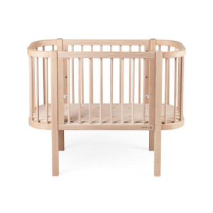 Sebra Bedside Crib, Natur Babyseng