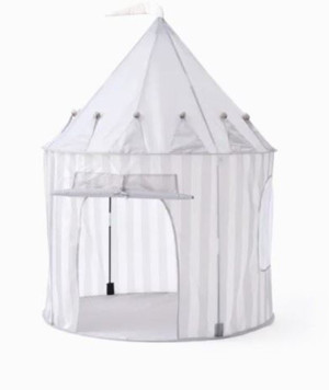 Kids Concept Leketelt Grå Stripe