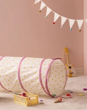 Kids Concept Leketunnel Rosa Prikker