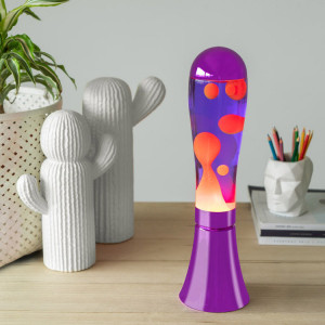 Lampa Lawa Fioletowa