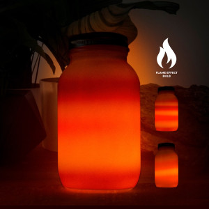 Lampa Solarna Ogień