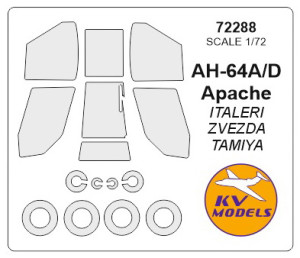 AH-64A/D Apache + wheels masks
