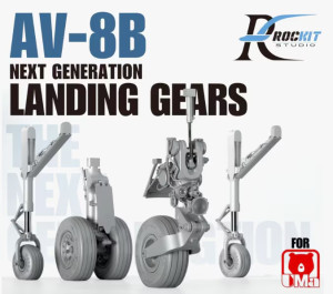 McDonnell Douglas AV-8 B - Next-Gen Landing Gears (3D-Printed Resin and Metal Parts / for UMA Kits)