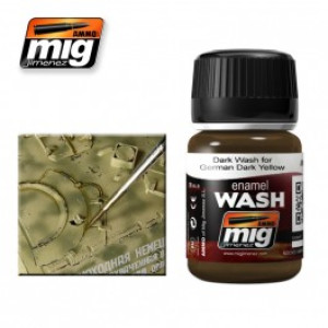 A.MIG 1000 Brown Wash For German Dark Yellow