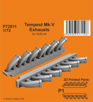 Tempest Mk.V Exhausts (For Airfix Kit)