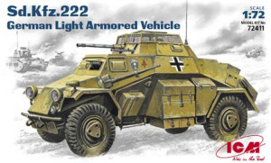 Sd.Kfz.222 German WW2 Light Armored Vehicle