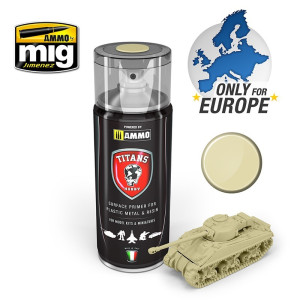A.MIG TTH116 Bone White Matt Primer Spray (Titans Hobby)