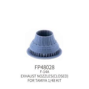 Grumman F-14 A Tomcat - Exhaust Nozzles Closed (1 piece) - engine TF30-P-414A (for Tamiya kits)