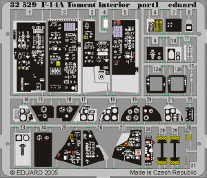 F-14A interior TAMIYA