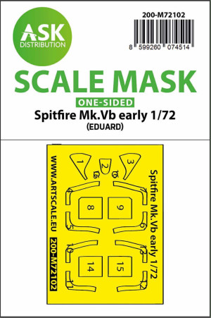 Supermarine Spitfire Mk.Vb Early - One-Sided Self-Adhesive (for Eduard Kits)