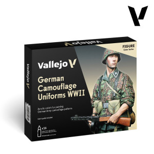 70261 Figure Color Series German Camouflage Uniforms WWII (16pcs)