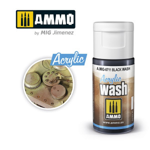 A.MIG 0711 ACRYLIC WASH Black Wash
