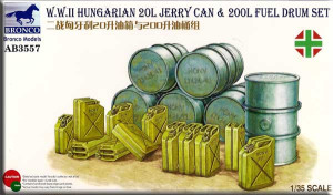 Hungarian IIWW 20L Jerry Can and 200L Fuel Drum Set