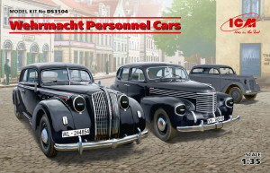 Wehrmacht Personnel Cars (Kadett K38 Saloon, Kapitan Saloon, Admiral Saloon)