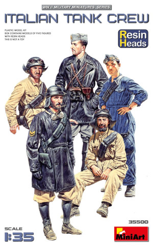 Italian WWII Tank Crew (Resin Heads)