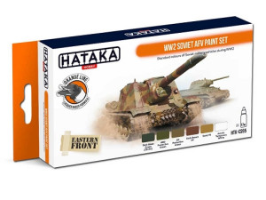 HTK-CS95 WW2 Soviet AFV Paint Set