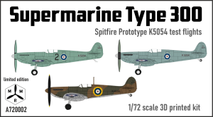 Supermarine Spitfire Prototype K5054 - Stages 2,3 and 4 (Test Flights)
