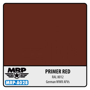 MRP-A028 Primer Red RAL 8012, German WWII AFVs