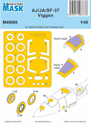 AJ/JA/SF-37 Viggen (for Special Hobby and Tarangus kits)