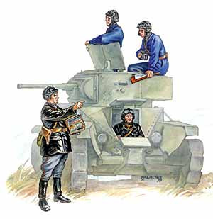 Soviet tank crew
