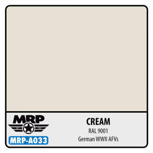 MRP-A033 Cream RAL 9001, German WWII AFVs