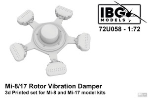 Mil Mi-8 / Mi-17 - Rotor Vibration Damper (3D Printed Set)