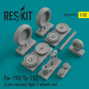 Fw-190 / Ta-152 (Late version) Type 2 wheels set