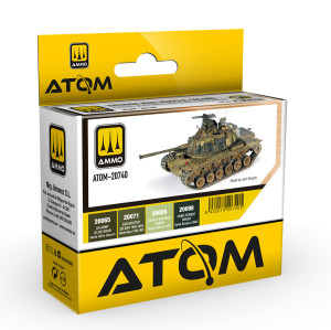 ATOM-20740 Vietnam War Vehicles Colors Set
