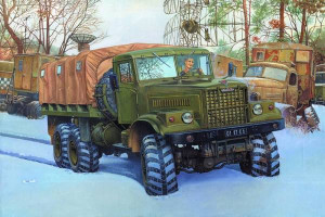 KrAZ-255B soviet off-road truck