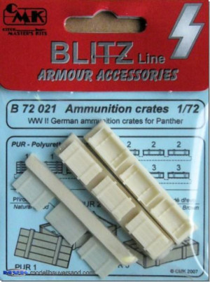 WW II German ammunition crates Panther