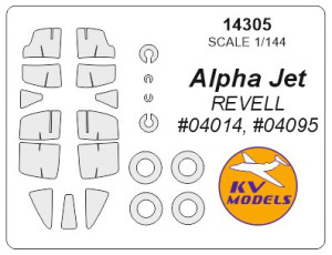 Alpha Jet (REVELL) + wheels masks