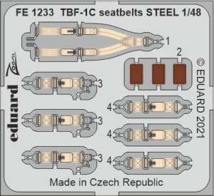 TBF-1C seatbelts Steel Academy