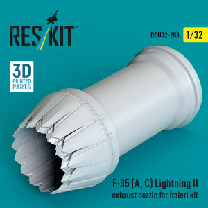 F-35 A / С Lightning II - Exhaust Nozzle (3D-Printed / for Italeri Kits)