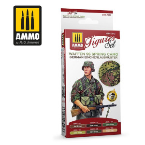 A.MIG-7043 Waffen SS Spring Camo - German Einchenlaubmuster Figures Set