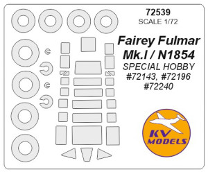 Fairey Fulmar Mk.I / N1854 (SPECIAL HOBBY) + wheels masks