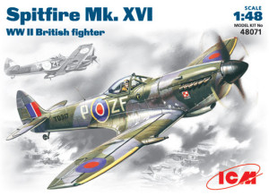 Spitfire Mk .XVI WWII British fighter