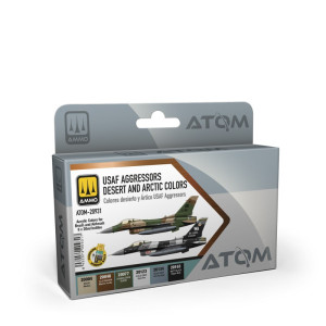 ATOM-20931 USAF Aggressors Desert and Artic Colors Set