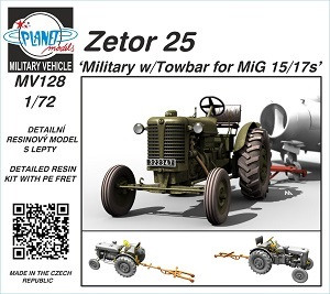 Zetor 25 'Military w/Towbar for MiG 15/17s'