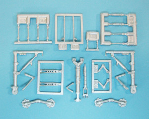 Saab JA-37 Viggen - Landing Gear (designed to be used with Special Hobby and Tarangus kits)