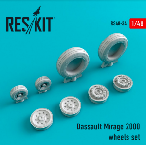 Dassault Mirage 2000 wheels set
