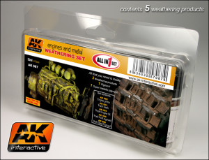 AK 087 Engines and Metal Weathering Set